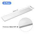 thumbnail image 2 of Unique Bargains Square Aluminum Flat Bar, 4 Pack 1/4' Thickness 2' Width 12' Length, 2 of 5