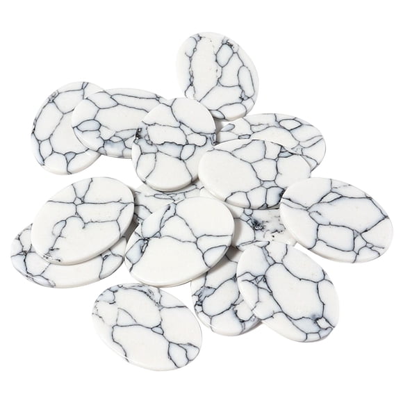 simhoa Cabochons Flatbacks White