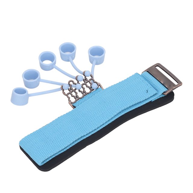 Grip Strength Trainer,Durable Silicone Finger Strength Trainer Finger Exerciser With 5 Replace Rings