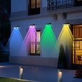 thumbnail image 4 of Solar Fence Lights - 8 Fixed Colors + RGB Cycling, IP64 Waterproof, Upgraded Solar Panels, Easy Installation, for Backyards/Steps/Balustrades, 4 of 6