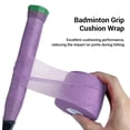 thumbnail image 4 of Badminton Grip Cushion Wrap,Badminton Grip Cushion Wrap 60mm Width 20m Length Excellent Shock Absorption Tennis Racket Grip Tape Backing Film, 4 of 7