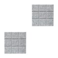 thumbnail image 3 of Thinsony Cork Board Tiles 12 x 12 Message Home Board Board School silver gray 12 Inch x 12 Inch 2Set, 3 of 6