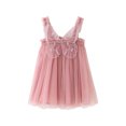 thumbnail image 2 of LSLJS Robe Fille Bébé Tout-Petits Tulle Robe en Dentelle Tutu Enfants Robe de Fête Demoiselle d'Honneur Mariage Vacances Anniversaire Robes, 2 of 6