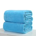 thumbnail image 2 of 50 X 70CM Super Soft Warm Solid Warm Micro Plush Fleece Blanket Throw Rug Sofa Bedding, 2 of 4