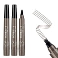 thumbnail image 1 of Eyebrow Pen - Waterproof Microblading Eyebrow Pen,Long Lasting,Easily Create Natural Eyebrow Makeup，Gray Brown, 1 of 7
