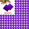 thumbnail image 2 of Dalazy 100pcs Square Aluminum Foil Wrappers Colorful Package for Square wrappers Sweets Candy Chocolate Lollipops, 2 of 9