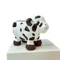 thumbnail image 4 of TIELUTT Mignon Vache Animal Résine en Forme de Vache Petite Succulente Convient pour Mini et Cactus Assortiment avec Plateaux Viande en Pot Succulentes en Pot Petit Grand Vase de Sol Support de Pot de Fleurs Moderne, 4 of 7