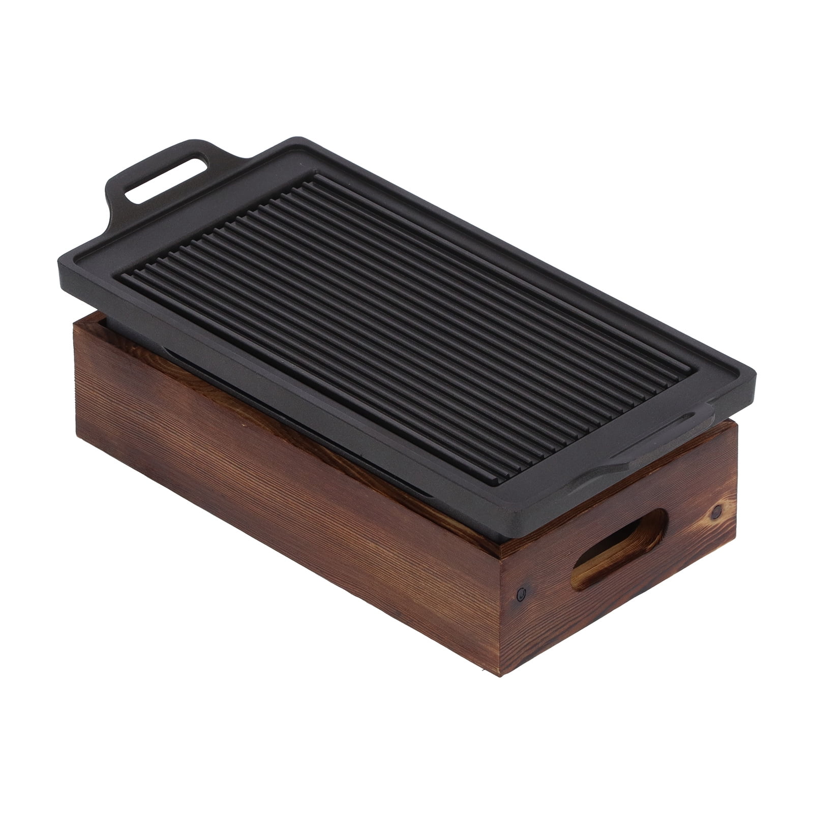 Assiette de Barbecue Sans Fumée Plateau de Cuisson Antiadhésif Assiette de Barbecue Poêle de Gril Bbq Fournitures de Barbecue Plateau de Cuisson de Barbecue Multifonction Assiette de Barbecue Sans Fumée Antiadhésive Poêle de Gril Bbq