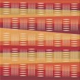 thumbnail image 1 of Ahgly Company Tapis de Zone Carré Orange Lavable en Machine, 7 Pieds Carré, 1 of 7