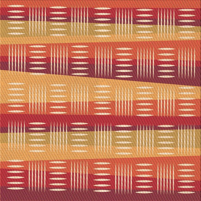 Ahgly Company Tapis de Zone Carré Orange Lavable en Machine, 7 Pieds Carré
