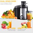 thumbnail image 4 of Extracteurs de Jus, et Contenant Extracteur de Jus 800w Centrifugeuses Jus et Centrifugeuses -Goutte 2 Vitesses Réglables avec Jus avec Centrifugeuses de Fruits Réglables avec, 4 of 5