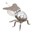 thumbnail image 2 of jifeng Pot à Miel en Forme d'Abeille avec Cuillère, Contenant à Condiments pour Table à Café, Fêtes, Souper, Café, 2 of 9