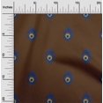 thumbnail image 1 of oneOone Cotton Flex Fabric Peacock Feather Ikat Print Sewing Fabric BTY 40 Inch Wide, 1 of 1