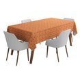 thumbnail image 1 of Vargottam Indoor/OutdoorTablecloth58x120 InchRectangleTablecloth Waterproof PatioTableCloths- Spring/SummerTableCovers for Backyard RectangularTable/BBQs/Picnic -Orange, 1 of 5