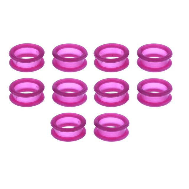 HILABEE 10pcs Silicone for Hairdressing