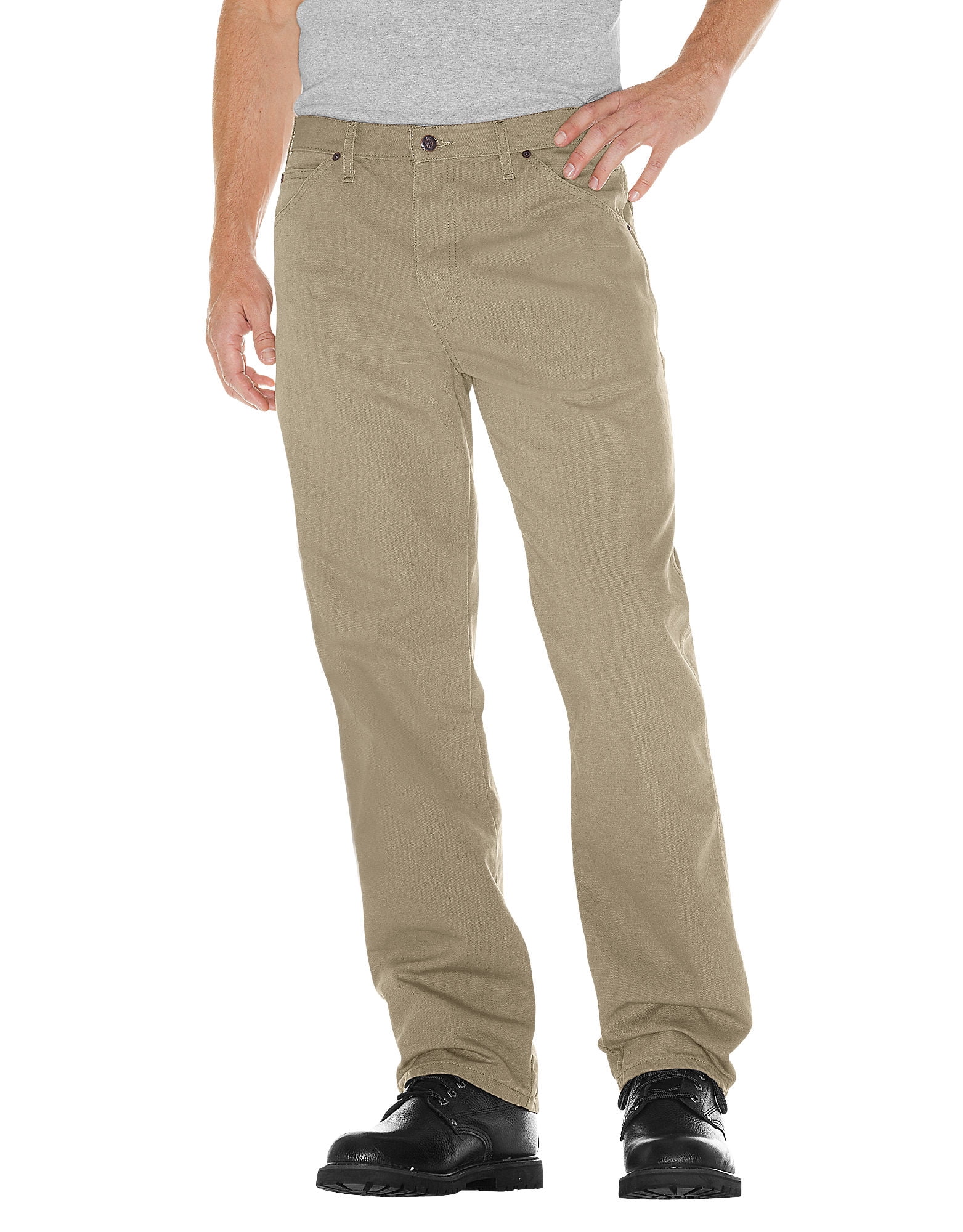 Dickies Mens Relaxed Fit Straight Leg Carpenter Duck Jeans, 48W x 30L
