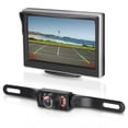 thumbnail image 1 of Digital Wireless Backup Camera & 5'' Monitor kit RV/Car/Trailer/Truck High-Speed Observation System IP68 Waterproof Rear/Side/Front View Continous/Reversing Use Guide Lines ON/Off, 1 of 3