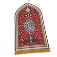thumbnail image 3 of Rongfmy Flannel Prayer Rug Collectible Floor Carpet Blanket 65Cmx110cm Area Rugs for Bar Red, 3 of 9