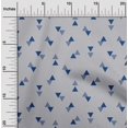 thumbnail image 1 of oneOone Cotton Poplin Fabric Triangle Geometric Decor Fabric Printed BTY 56 Inch Wide, 1 of 1