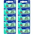 thumbnail image 1 of Murata 370 SR920W Battery 1.55V Silver Oxide Watch Button Cell (10 Batteries), 1 of 5