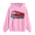 thumbnail image 4 of WEAIXIMIUNG Chandail de Noël 4T Garçons Chandails Molletonnés Col Rond Camion T-Shirt Dinosaure Manches Longues Chandail à Enfiler Hauts T-Shirts, 4 of 6