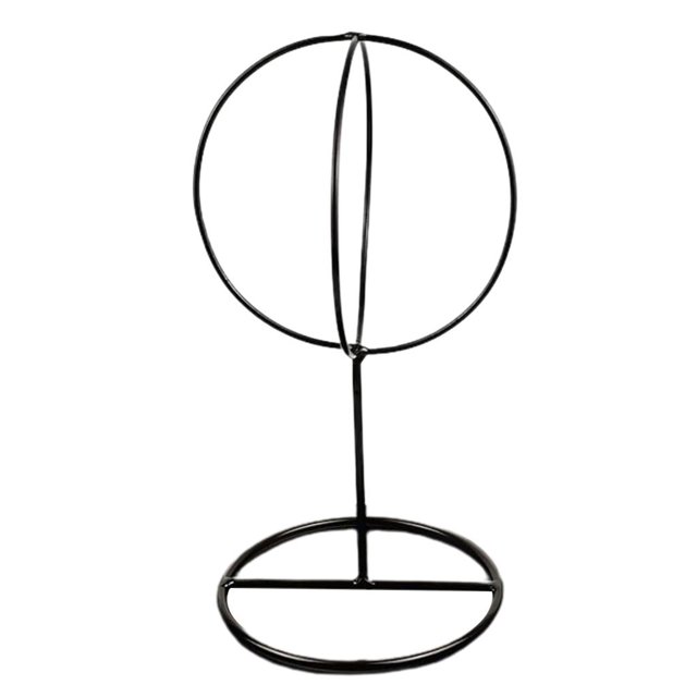 Abbracc Ball Hat Stand Hat Rack Holder Storage Display Stand Metal Black