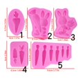 thumbnail image 3 of Iodue Cake Mould Rabbit Carrot Silicone Mould Fondant Cake Chocolate Cookie Decorating Mould Cake Tools, 3 of 4