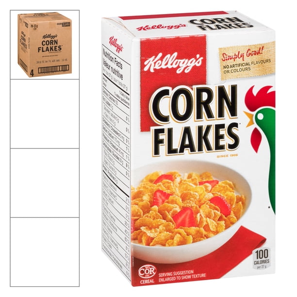 ケロッグコーンフレークKellogg's Corn Flakes ヒンジボックス 並行
