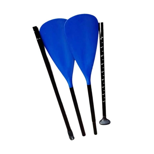 Almencla Kayak Paddle 4 Sections Detachable Boat Paddle for Surfing Canoeing Kayaking Dark Blue