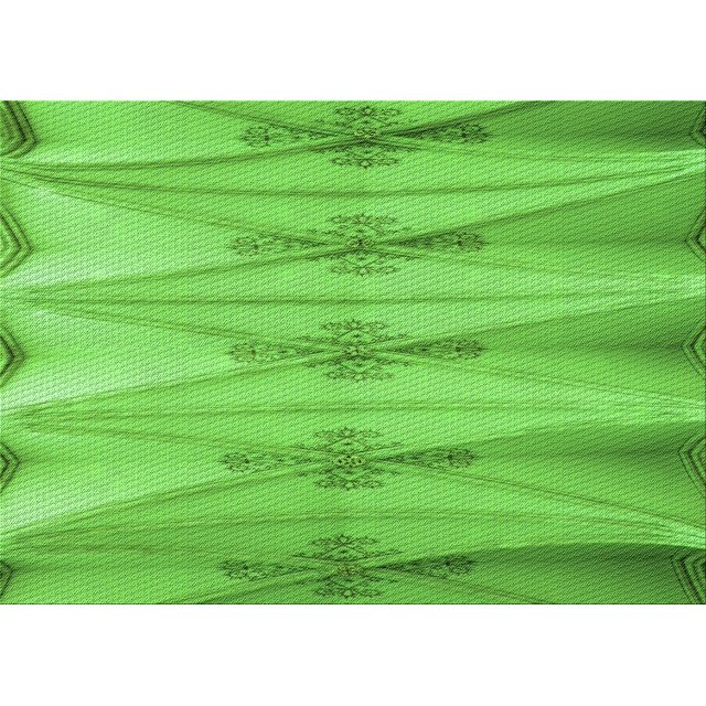 Ahgly Tapis Rectangulaire Lavable en Machine Intérieur Transitionnel Vert Émeraude, 2 Pieds x 5 Pieds