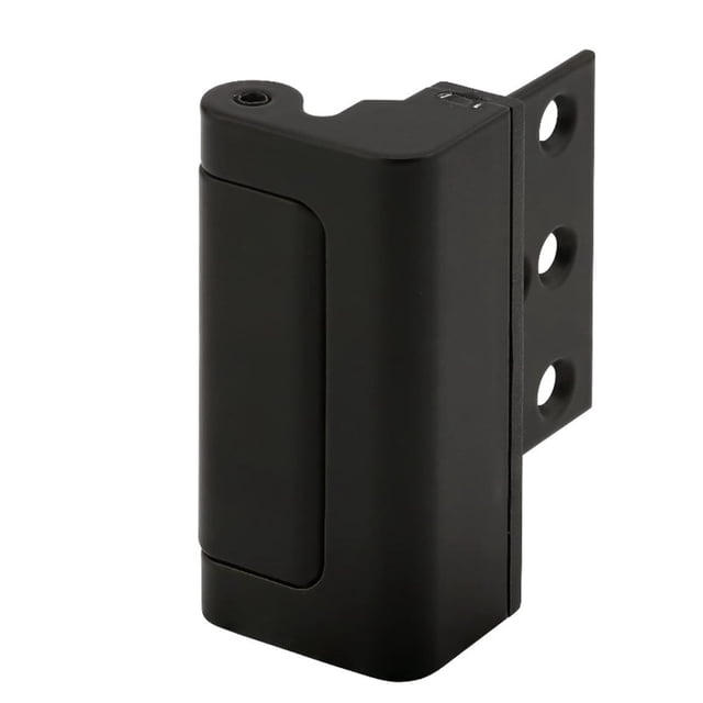 Home Security Lock 800LBS Force Easy Installation Aluminum Alloy Door Reinforcement Lock Rust Proof for Home