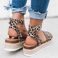 thumbnail image 4 of DPTALR Sandales Femmes Léopard Confortables Plateforme Chaussures Décontractées Été Plage Voyage, 4 of 8