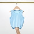 thumbnail image 2 of SROBPTY T-Shirts Garçons Filles, T-Shirt de Base pour Enfants Uni à Col Rond d'Été Décontracté Confortable et Respirant Bleu Ciel 9 Ans, 2 of 4