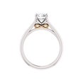 thumbnail image 2 of 1ct Round Diamond Solitaire 14k Rose & White Gold Engagement Ring, 2 of 4