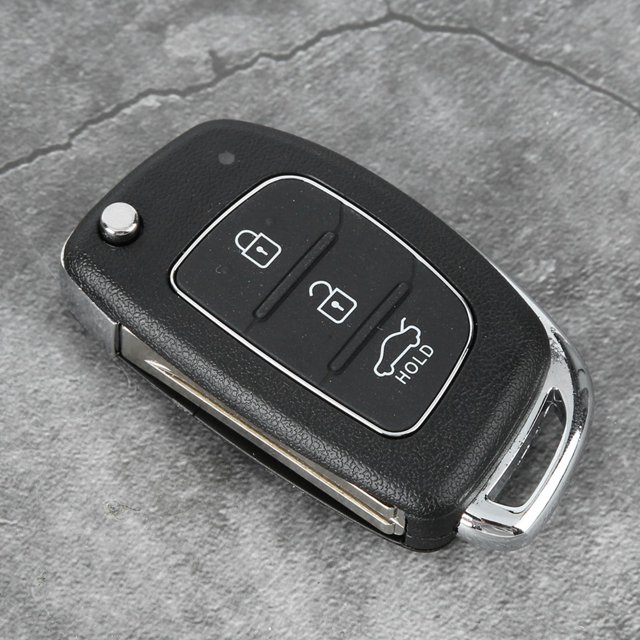 Remplacement de la Coque de la Clé Fob à 3 Boutons de la Télécommande pour Santa Fe Ix45 2013-2014