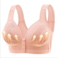 thumbnail image 4 of FAIWAD 3Pc Wireless Bras for Women Plus Size Full Coverage Front Closure Bralettes No Underwire Breathable Everyday Bra, 4 of 9