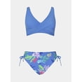thumbnail image 3 of Cupshe Women's Bikini Swimsuit Front Cross Lace Up Two Piece Bathing Suit, Size XS-XL, 3 of 7