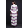 thumbnail image 3 of Bimba Robe Longue en Rayonne Shibori Teinture sur Nœuds pour Femmes Boho Plage Cocktail Fête Maxi Fendue - Grand, 3 of 6