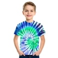 thumbnail image 1 of PMVFHDE T-Shirts Décontractés Imprimés pour Filles Col Rond Manches Courtes Hauts / Tenues Tunique Décontractée Blouse G-B,L, 1 of 2