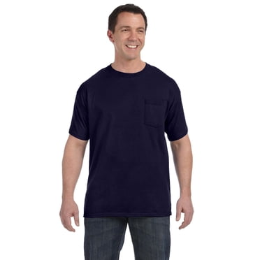 Hanes - T-Shirt à Poche Authentique