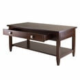 thumbnail image 3 of Richmond Coffee Table with Tapered Legs in Walnut Finish, 3 of 4