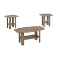 thumbnail image 1 of Monarch Specialties Table Set, 3pcs Set, Coffee, End, Side, Accent, Living Room, Laminate, Brown, Transitional, 1 of 2