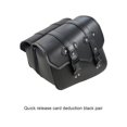 thumbnail image 4 of Langgg Universal Motorcycle Wallets Cards Money Large Capacity Saddle Storage Bag Portable Adjustable Side Pack Tool Bags Set 1 Black 1 Pair, 4 of 7