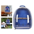 thumbnail image 2 of Bird Carrier Cage Shoulder Bag Pet Parrot Travel Clear Clear Pet Backpack Dark blue, 2 of 7