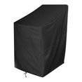 thumbnail image 1 of Baohd Housse de Chaise Portable Imperméable Lavable Respirante Revêtement PVC Patio Jardin Cour Arrière Balcon Housses avec Sac de Rangement Type 3, 1 of 9