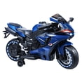 thumbnail image 1 of Electric Motorcycle ,Speed Up to 9mph Ride-On Motorcycle with Safety Auxiliary Wheels,Electric Dirt Bike for, 1 of 10