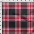 thumbnail image 3 of oneOone Polyester Lycra Fabric Tartan Check Print Sewing Fabric BTY 56 Inch Wide, 3 of 4