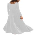 thumbnail image 4 of EIMELI Robes Longues Décontractées à Manches Longues pour Femmes, 4 of 5