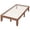 Brown Cherry, variant on Costway Twin Size 14'' Wooden Bed Frame Mattress Platform Wood Slats Support Espresso
