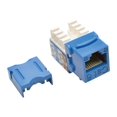 thumbnail image 1 of PUNCH DOWN KEYSTONE JACK-BLUE CAT6 CAT5E RJ45 110, 1 of 3